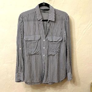 Zara Women Stripped Button Down